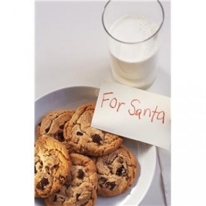 Don't forget to leave out your cookies and milk